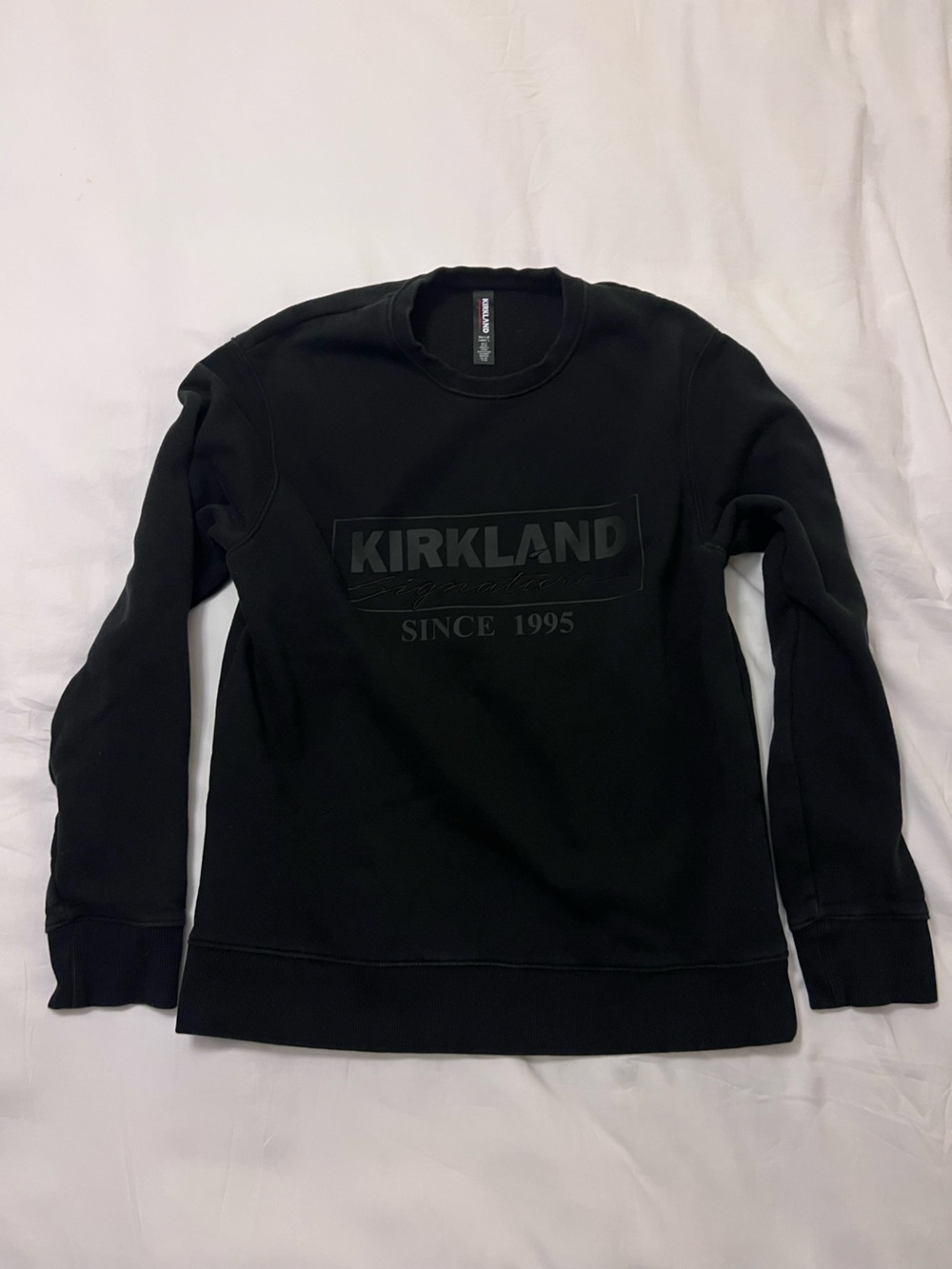 Kirkland Signature Black Crewneck Sweater